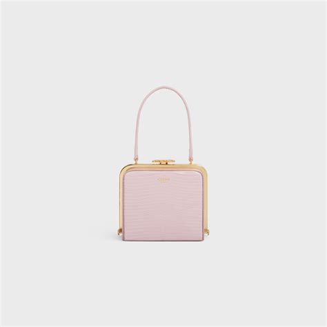 celine clutch pink|Celine lana minaudiere pink bag.